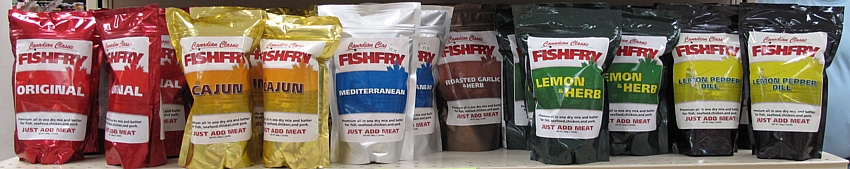Al Sebastian canadian classic fish fry family of products.