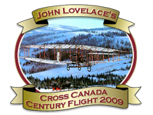 john lovelace cross canada flight logo